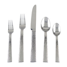 Load image into Gallery viewer, Supreme Stainless Steel 45-Piece Hammered Flatware Set