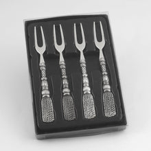 Load image into Gallery viewer, Supreme Zinc 4-Piece Tassel Demi Fork Set