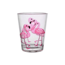 Load image into Gallery viewer, Gourmet Art 2-Piece Flamingo Acrylic DOF Tumbler 16 oz.
