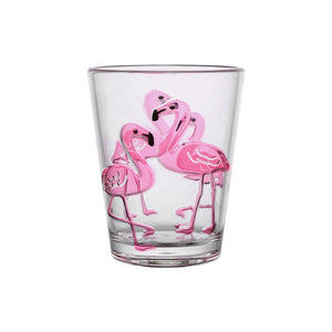 Gourmet Art 2-Piece Flamingo Acrylic DOF Tumbler 16 oz.