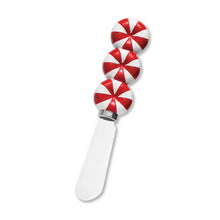 Load image into Gallery viewer, Mr. Spreader 4-Piece Red Peppermint Resin Cheese Spreader