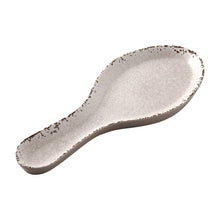Load image into Gallery viewer, Gourmet Art 2-Piece Crackle Melamine Spoon Rest, Cream