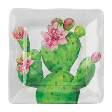 Load image into Gallery viewer, Gourmet Art 4-Piece Cactus Melamine 6 1/8&quot; Plate