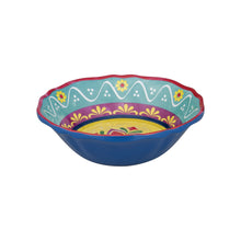 Load image into Gallery viewer, Gourmet Art 6-Piece Fiesta Floral Melamine 7 Bowl