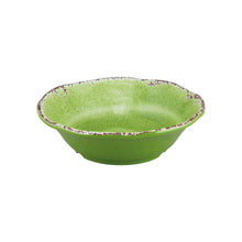 Load image into Gallery viewer, Gourmet Art 12-Piece Crackle Melamine Dinnerware Set, Green