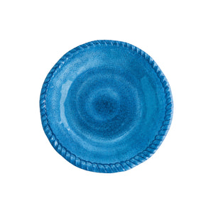 Gourmet Art 4-Piece Rope 6" Melamine Plate, Blue