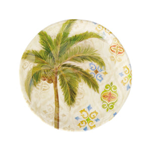 Gourmet Art 4-Piece Ikat Palm 6" Melamine Plate