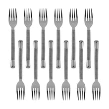 Load image into Gallery viewer, Supreme Stainless Steel 12-Piece Spiral Salad Fork