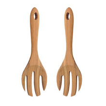 Load image into Gallery viewer, Gourmet Art 2-Piece Bamboo 9&quot; Salad Server