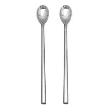 Load image into Gallery viewer, Supreme Stainless Steel 2-Piece Round Handle Ice Tea Spoon