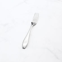 Load image into Gallery viewer, Supreme Stainless Steel 2-Piece Square-Off Oval Edge Dessert Fork