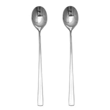 Load image into Gallery viewer, Supreme Stainless Steel 2-Piece Square Edge Ice Tea Spoon