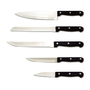 Supreme Stainless Steel 5-Piece Knife Set