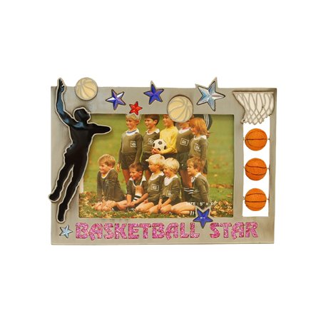 Basketball Star Picture Frame, 3.5