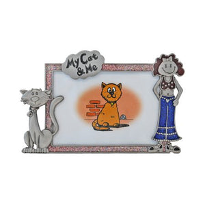 My Cat & Me Picture Frame, 3.5" x 5"