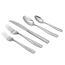 Load image into Gallery viewer, Supreme Stainless Steel 5-Piece Placid Flatware Set