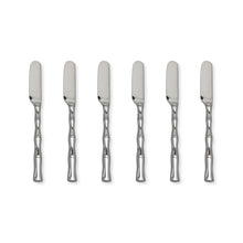 Load image into Gallery viewer, Supreme Stainless Steel 6-Piece Bamboo Butter Spreader Set