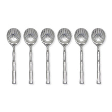 Load image into Gallery viewer, Supreme Stainless Steel 6-Piece Bamboo Sugar Spoon Set