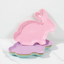Load image into Gallery viewer, Easter Rabbit 9 1/4" Melamine Plate, Set of 4