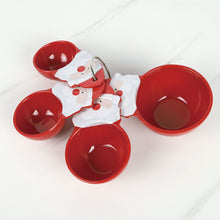 Load image into Gallery viewer, Santa Melamine Measuring Cups, Red, Set of 4