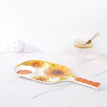 Load image into Gallery viewer, Sunflower 15.75" Melamine Chip and Dip Snack Tray