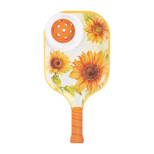 Load image into Gallery viewer, Sunflower 15.75" Melamine Chip and Dip Snack Tray