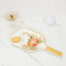 Load image into Gallery viewer, Pumpkin 15.75" Melamine Chip and Dip Snack Tray