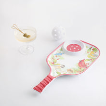 Load image into Gallery viewer, Winter Birds 15.75" Melamine Chip and Dip Snack Tray