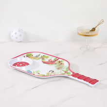 Load image into Gallery viewer, Winter Birds 15.75" Melamine Chip and Dip Snack Tray