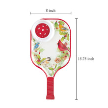 Load image into Gallery viewer, Winter Birds 15.75" Melamine Chip and Dip Snack Tray