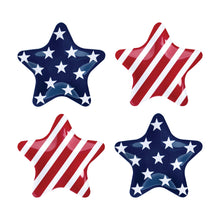 Load image into Gallery viewer, Patriotic Star 8" Salad Plates, Set of 4