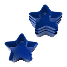 Load image into Gallery viewer, Blue Patriotic Star 5.75" Dessert Bowls, Set of 4