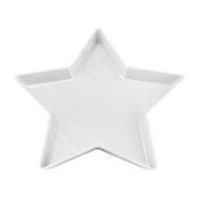 Load image into Gallery viewer, White Patriotic Star 11.25" Dinner Plate