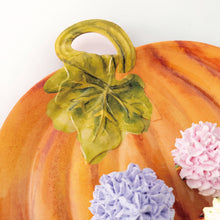 Load image into Gallery viewer, Pumpkin 16.25" Melamine Serving Platter