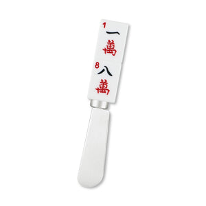 Mr. Spreader 4-Piece Mahjong Resin Cheese Spreader, Assorted
