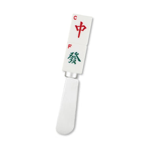 Mr. Spreader 4-Piece Mahjong Resin Cheese Spreader, Assorted