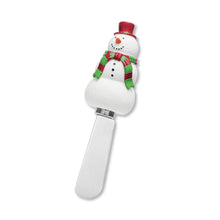 Load image into Gallery viewer, Snowmen Cheese Spreader Set of 4