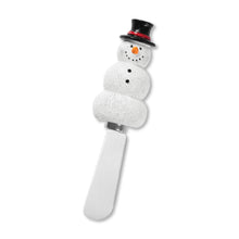 Load image into Gallery viewer, Snowmen Cheese Spreader Set of 4