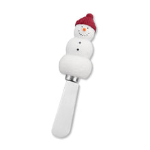 Load image into Gallery viewer, Snowmen Cheese Spreader Set of 4