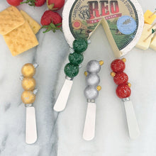 Load image into Gallery viewer, Ornaments Cheese Spreader Set of 4