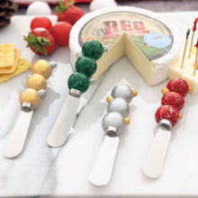 Load image into Gallery viewer, Ornaments Cheese Spreader Set of 4