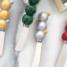 Load image into Gallery viewer, Ornaments Cheese Spreader Set of 4
