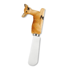 Mr. Spreader 4-Piece Woodland Animals Resin Cheese Spreader, Assorted
