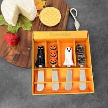 Load image into Gallery viewer, Halloween Cheese Spreader Set of 4