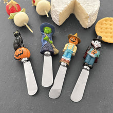 Load image into Gallery viewer, Spooky Cheese Spreader Set of 4