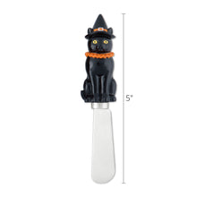 Load image into Gallery viewer, Halloween Cat Cheese Spreader Set of 4