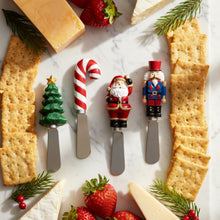 Load image into Gallery viewer, Tis the Season Cheese Spreader Set of 4