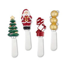 Load image into Gallery viewer, Light the Tree Cheese Spreader Set of 4