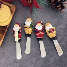 Load image into Gallery viewer, Ho Ho Ho Cheese Spreader Set of 4