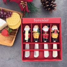 Load image into Gallery viewer, Ho Ho Ho Cheese Spreader Set of 4